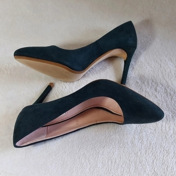 Zara Evergreen Stilletto Vegan Suede Pointed‎ Heels - Picture 9 of 13